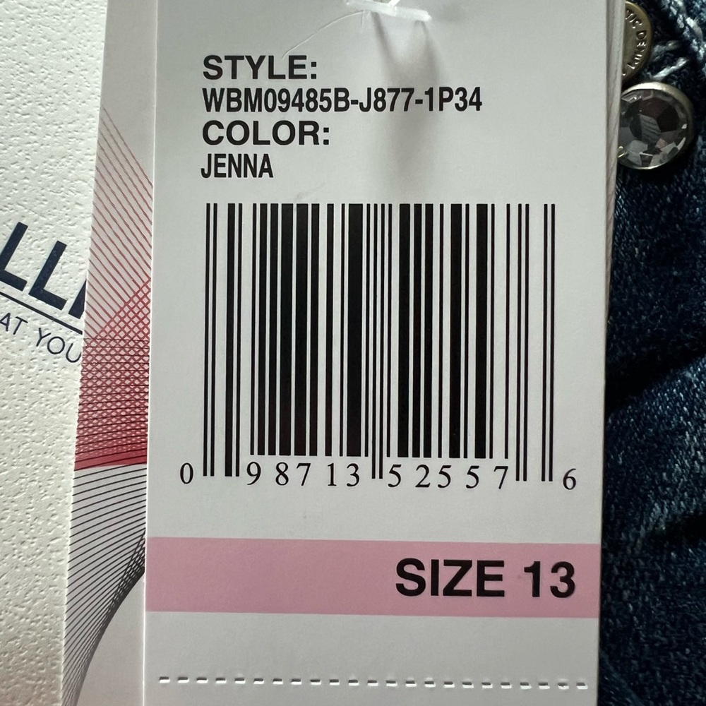 NWT Wallflower Curvy Bootcut jeans size 13 - Picture 5 of 8